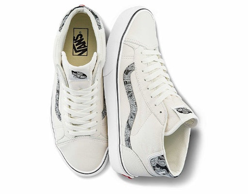 Vans Mid Skool 37 'Sport Paisley - Putih Hitam' VN0A3TKF914 Shop Vans Mid Skool 37 'Sport Paisley - Putih Hitam' VN0A3TKF914