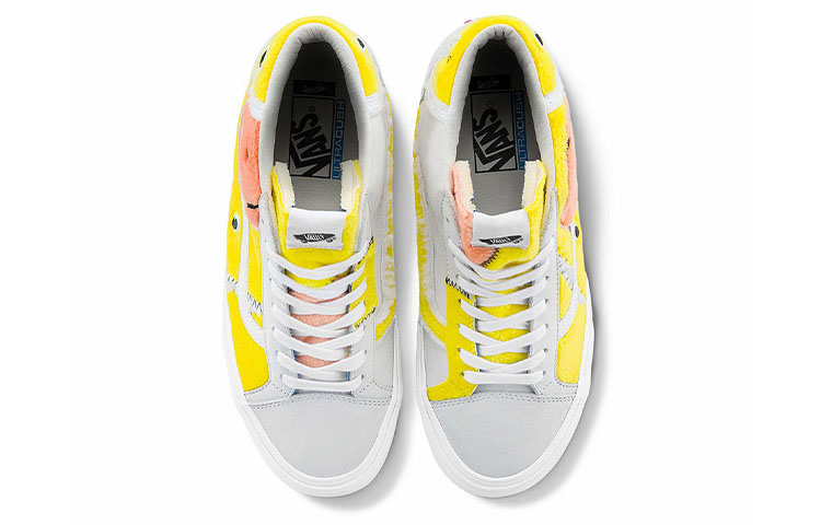 Purchase Vans Mid Skool Vlt Lx 休閒 透氣防滑耐磨 中筒 滑板鞋 男女通款 白黃