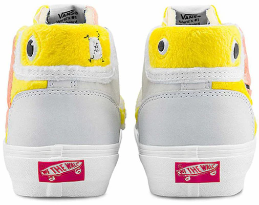 Vans Mid Skool Vlt Lx 休閒 透氣防滑耐磨 中筒 滑板鞋 男女通款 白黃 Details for Vans Mid Skool Vlt Lx 休閒 透氣防滑耐磨 中筒 滑板鞋 男女通款 白黃