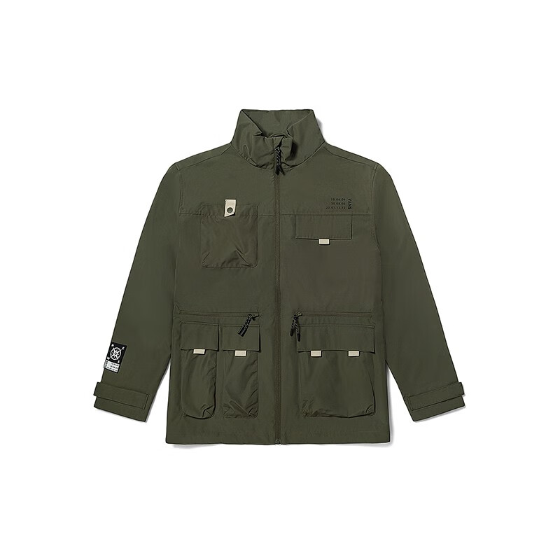 Vans Military Green Multi-Pocket Digital Print Utility Jacket VN0A7TS3KCZ