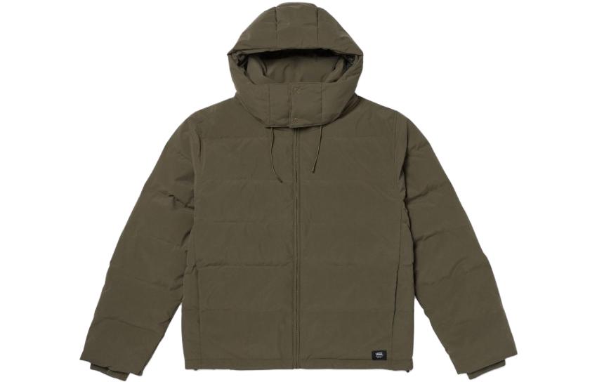 Vans Miller MTE-1 Quilted Hooded Jacket Khaki Apparel VN000695KCZ