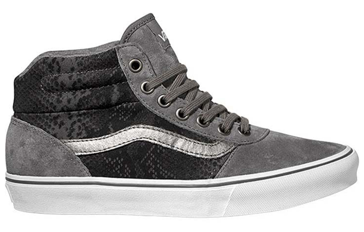 Order Vans Milton Hi Chaussures de Skateboard Décontractées Gris VN000XKVK4D