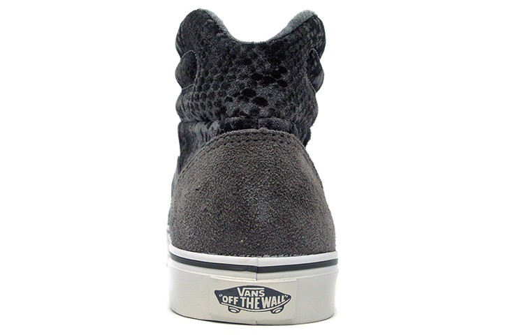 Shop Vans Milton Hi Chaussures de Skateboard Décontractées Gris VN000XKVK4D