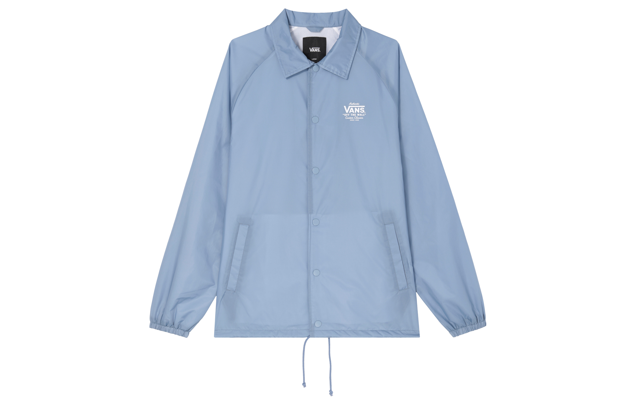 Vans Misty Blue Collared Button-Up Long-Sleeve Jacket Unisex VN0002MUKJ7
