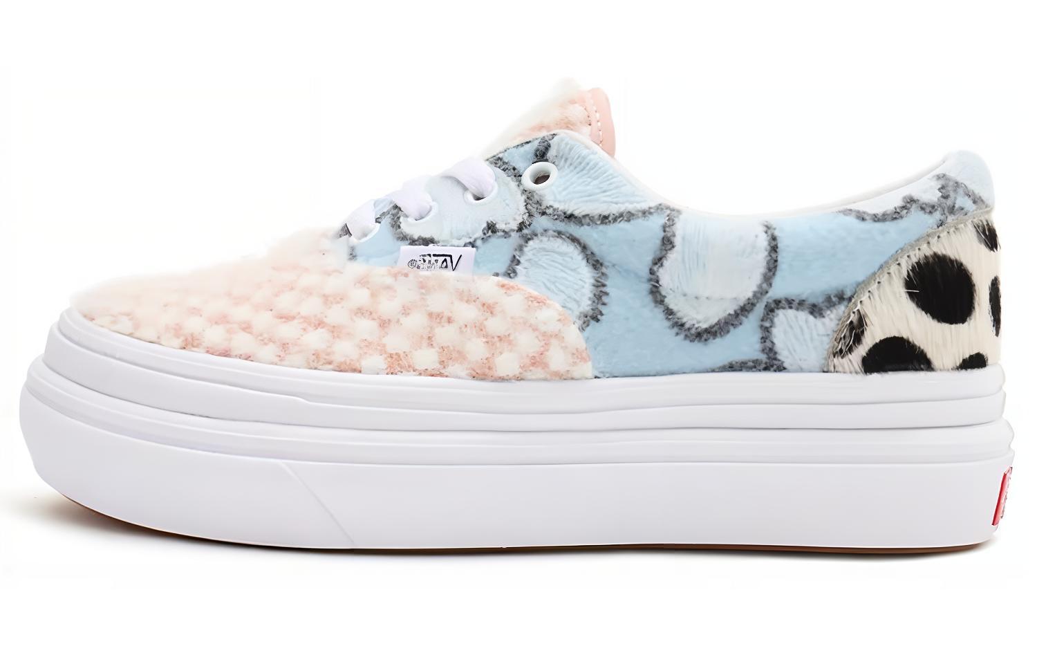 Buy Vans ミックスド コージー スーパーカフィクッシュ エラ 'ホワイト ブルー ピンク' VN0A4U1DA1Q VN0A4U1DA1Q