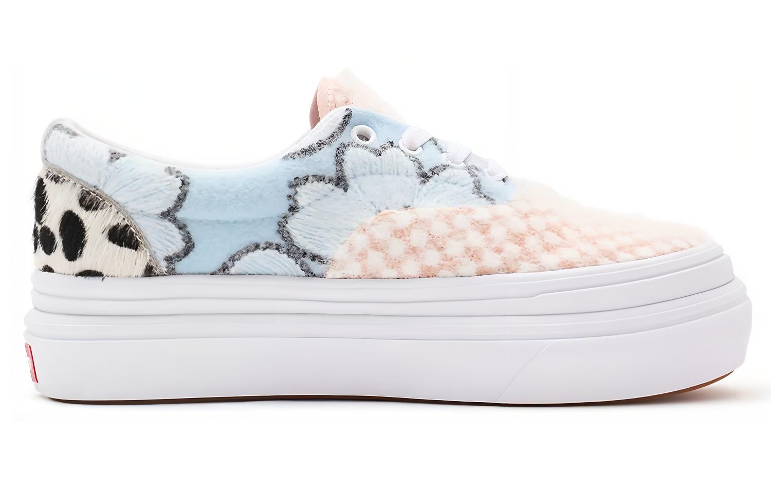 Order Vans ミックスド コージー スーパーカフィクッシュ エラ 'ホワイト ブルー ピンク' VN0A4U1DA1Q VN0A4U1DA1Q