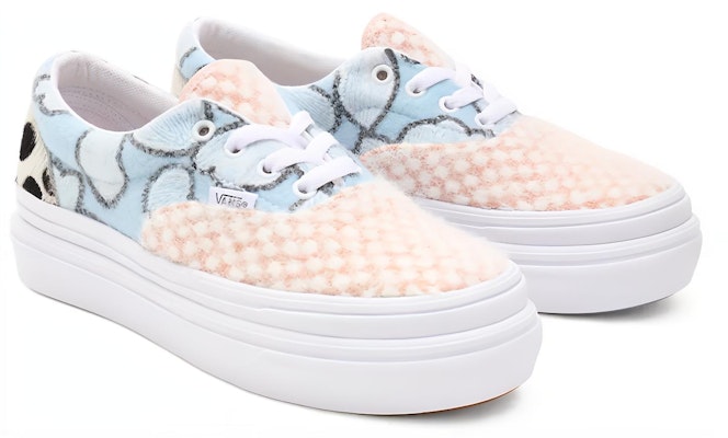 Vans Mixed Cozy Super ComfyCush Era 'White Blue Pink' VN0A4U1DA1Q Lookbook Vans Mixed Cozy Super ComfyCush Era 'White Blue Pink' VN0A4U1DA1Q