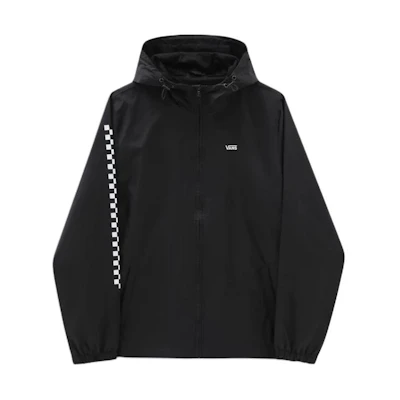Vans MN Garnett Logo Print Hoodie Jacket Black Casual Outerwear VN0A457195Y