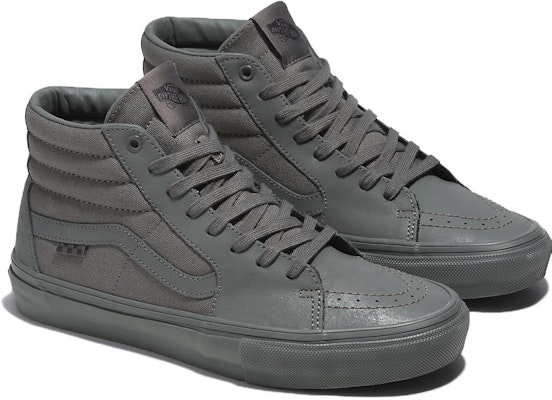 Vans Mono Skate Sk8-Hi 'Pewter' Lelaki Kasut Sneakers VN0A5FCCPWT Lookbook Vans Mono Skate Sk8-Hi 'Pewter' Lelaki Kasut Sneakers VN0A5FCCPWT