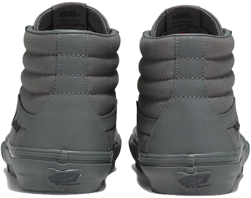 Vans Mono Skate Sk8-Hi 'Pewter' Lelaki Kasut Sneakers VN0A5FCCPWT Shop Vans Mono Skate Sk8-Hi 'Pewter' Lelaki Kasut Sneakers VN0A5FCCPWT