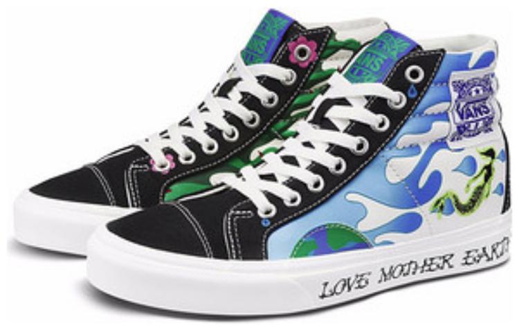 Order 반스 마더 어스 스타일 238 '블랙 옐로우 그린' VN0A3JFIWZ2