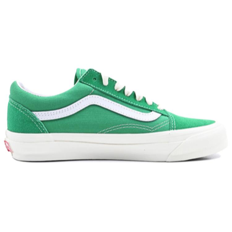 Order Vans Old Skool 舒適百搭 防滑耐磨 低筒 生活休閒鞋 男女通款 綠白色