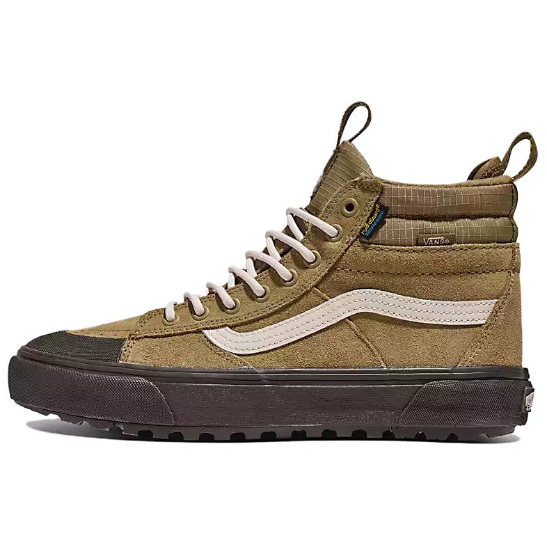 Vans MTE Sk8-Hi Olive Green High-Top Outdoor Shoes Stylish & Versatile VN000CVTCX6