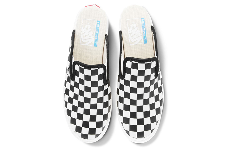 Vans Mule Sf Slide Checkboard Black And White 圖 3