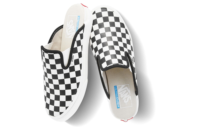 Vans Mule Sf Slide Checkboard Black And White 圖 4