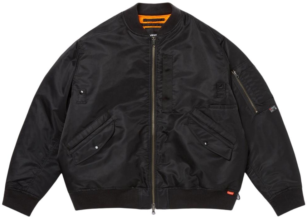 vans-multi-functional-black-bomber-jacket-with-zipper-and-baseball-collar-vn-000-fskblk