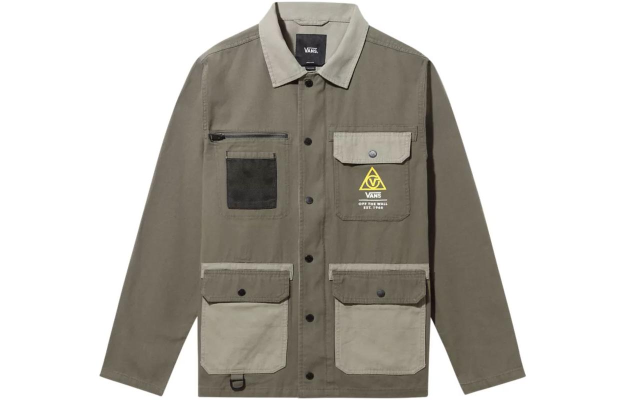 Vans Multi-Pocket Outdoor Utility Jacket Men’s Army Green VN0A4RQ4ZIP1