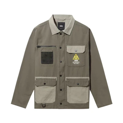 Vans Multi-Pocket Outdoor Utility Jacket Men’s Army Green VN0A4RQ4ZIP1