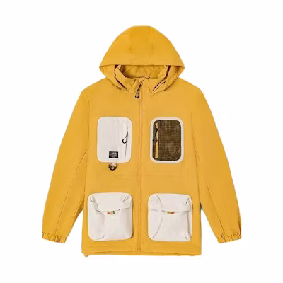 Vans Multi-Pocket Patchwork Camping Workwear Jacket Brown Men’s VN0008YFG4O