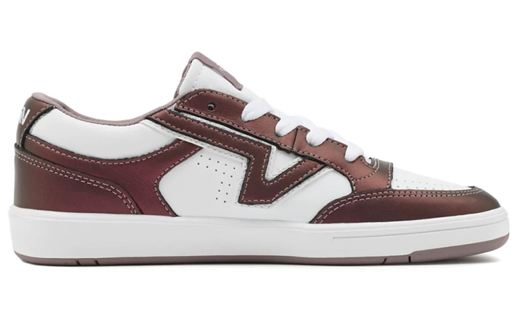 Order 반스 미스틱 메탈릭 로우랜드 컴피쿠시 (화이트/레드) VN0A4TZY8W8