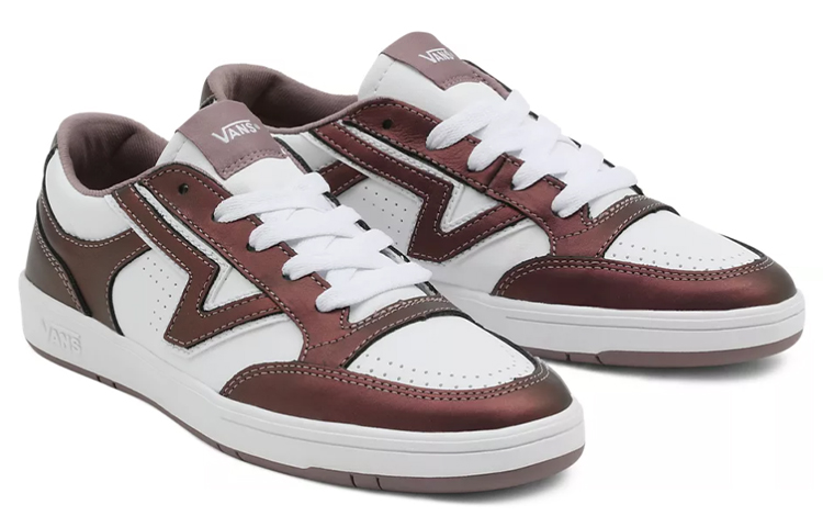 Lookbook Vans Mystic Metallic Lowland Comfycush ''Wit Rood'' VN0A4TZY8W8