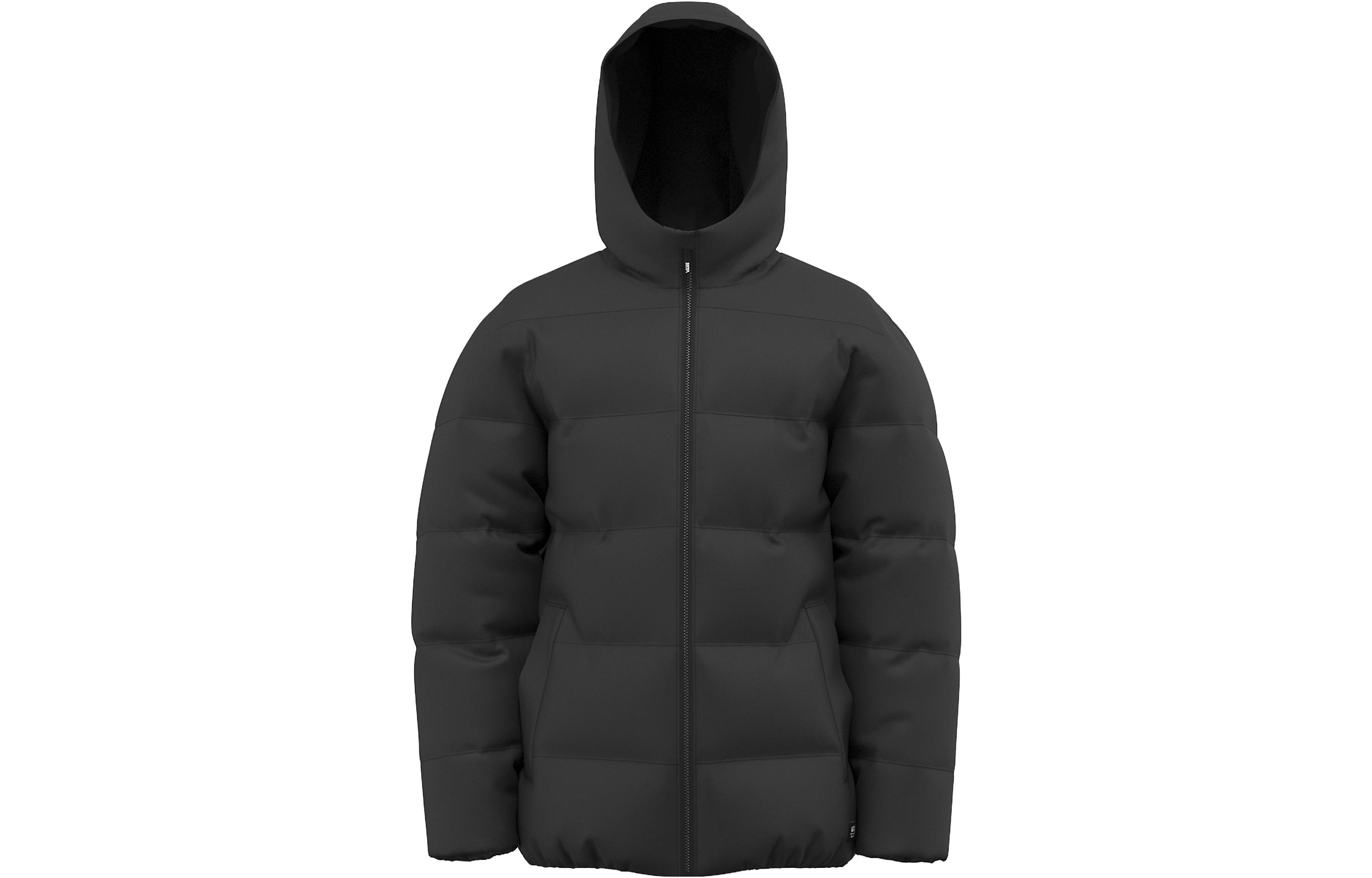 Vans Norris MTE-1 Puffer Jacket Black Hooded Long Sleeve Jacket VN0008GBBLK