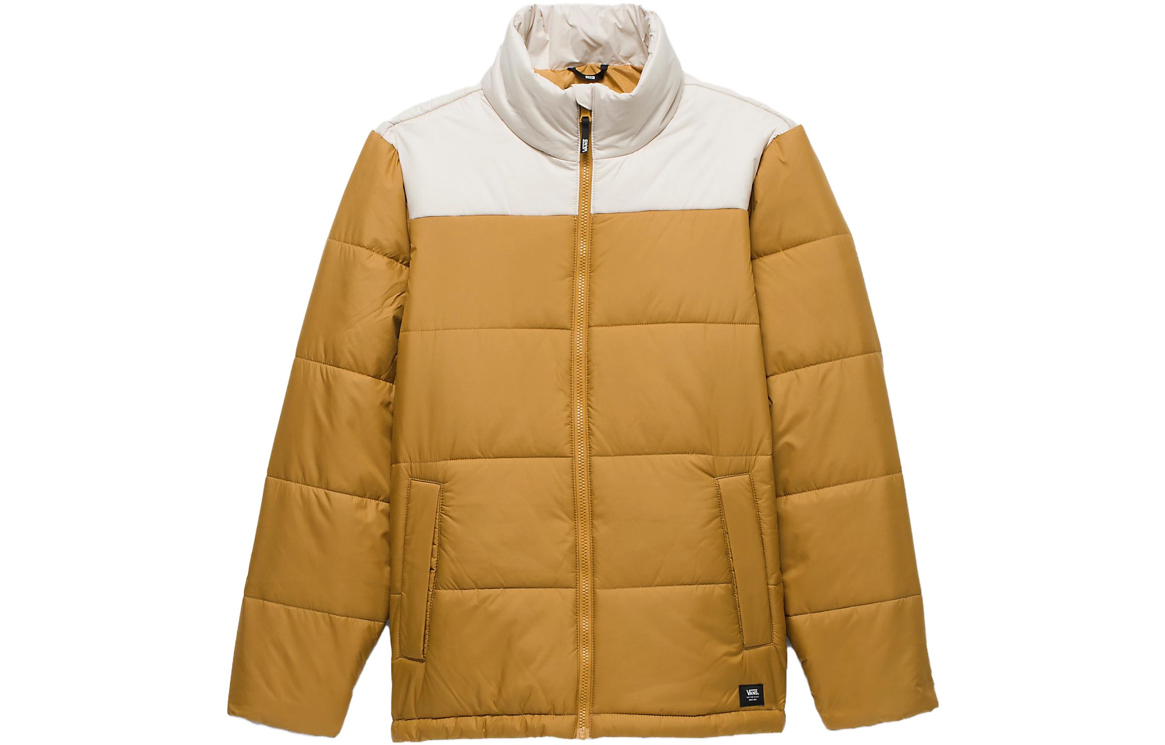 Vans Norris MTE-1 Puffer Jacket Colorblock Zip-Up Yellow Jacket VN0008JFCMY