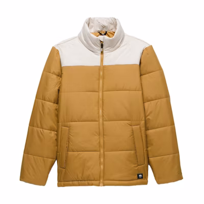 Vans Norris MTE-1 Puffer Jacket Colorblock Zip-Up Yellow Jacket VN0008JFCMY