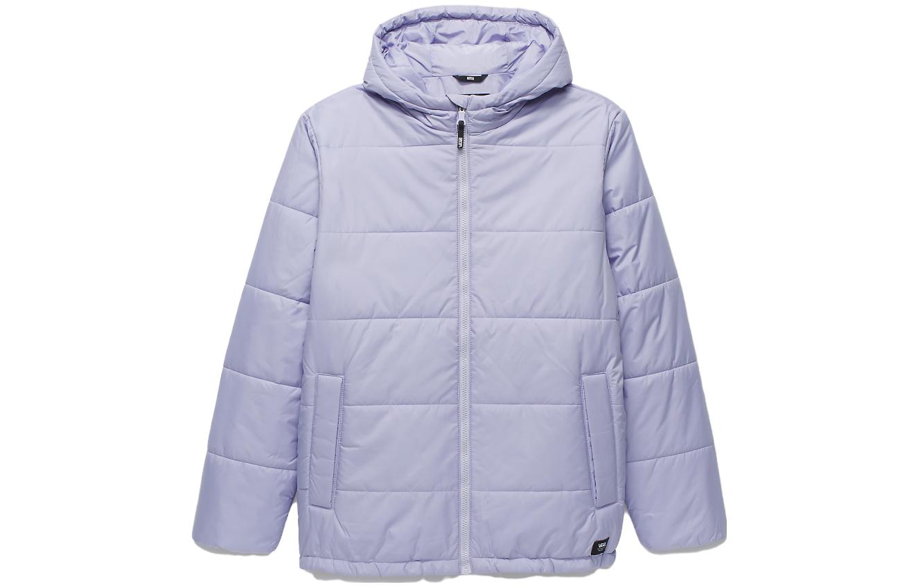 Vans Norris MTE-1 Puffer Jacket Purple Solid Hooded Long Sleeve Jacket VN0008GBYOG