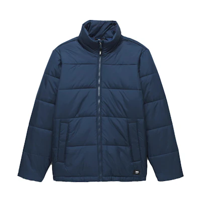Vans Norris MTE-1 Puffer Jacket Solid Zip-Up Long Sleeve Navy VN0008JFLKZ