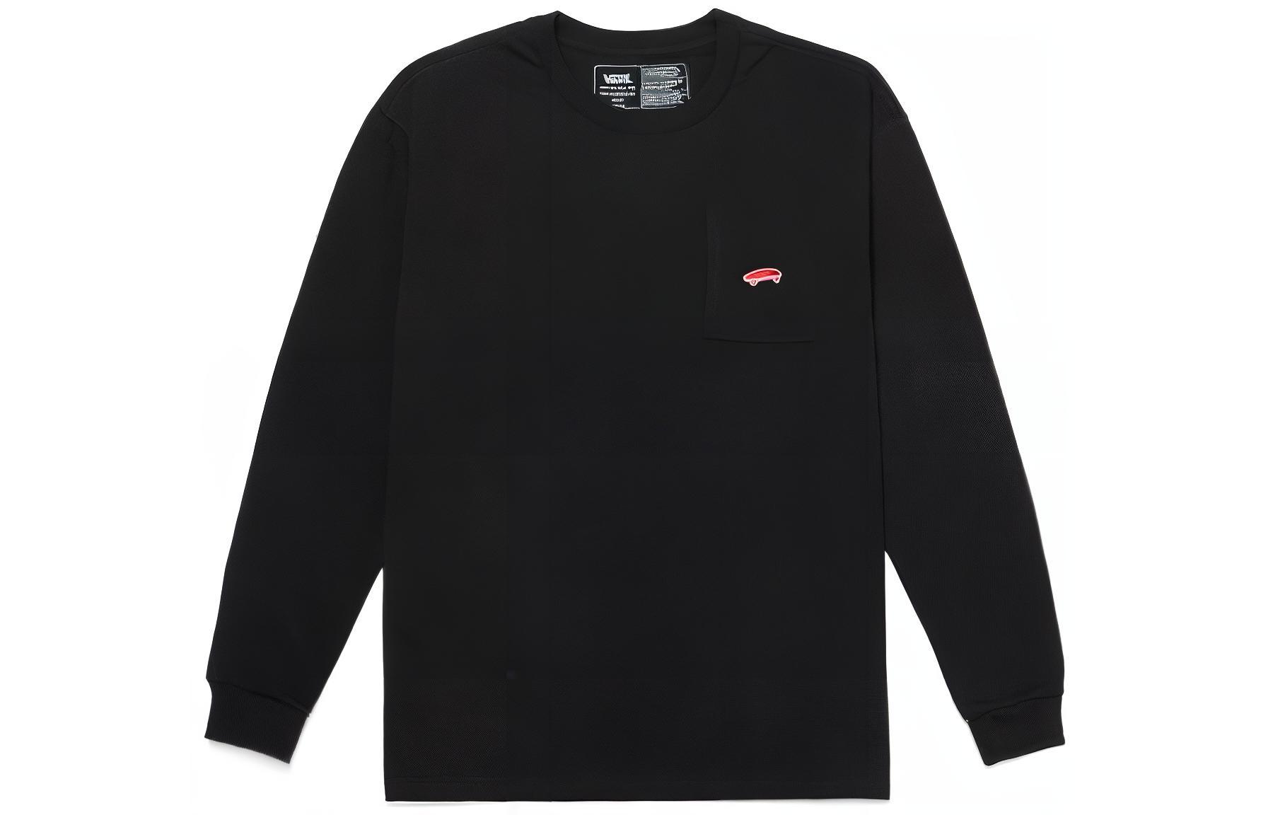 Vans OFF THE WALL Black Embroidered Skateboard Hoodie VN0A5H85BLK