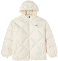 Vans Off White Unisex Logo Zip-Up Hoodie Puffer Jacket VN000FBZ3KS Vans Off White Unisex Logo Zip-Up Hoodie Puffer Jacket VN000FBZ3KS