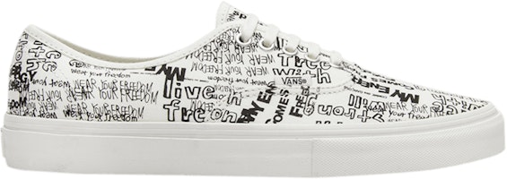 Vans OG Authentic Comme Des Garcons Graffiti VN0A4BV92GX1 Vans OG Authentic Comme Des Garcons Graffiti VN0A4BV92GX1