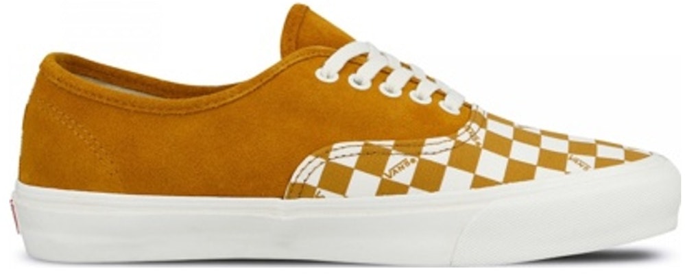 Vans OG Authentic LX 'Buckthorn Brown Checkerboard Toe' VN0A45JJVQB Order Vans OG Authentic LX 'Buckthorn Brown Checkerboard Toe' VN0A45JJVQB