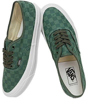 Vans OG Authentic LX '棋盘格-橄榄绿' VN0A4BV9OLV Lookbook Vans OG Authentic LX '棋盘格-橄榄绿' VN0A4BV9OLV