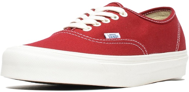 Vans OG Authentic LX 'Chili Pepper Red' VN000UDDIAU Order Vans OG Authentic LX 'Chili Pepper Red' VN000UDDIAU