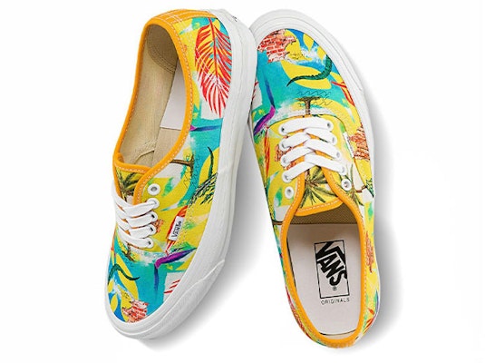 Vans OG Authentic LX 'Citrus Palm' VN0A4BV9B4T Shop Vans OG Authentic LX 'Citrus Palm' VN0A4BV9B4T