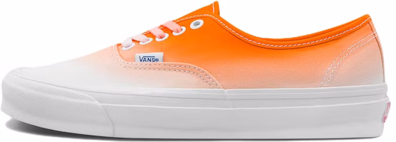 Vans OG Authentic LX 'Dip Dye - Orange White' VN0A4BV9B4S Vans OG Authentic LX 'Dip Dye - Orange White' VN0A4BV9B4S