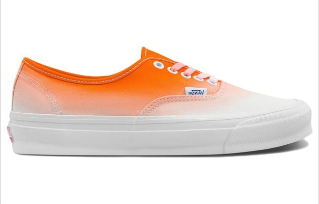 Vans OG Authentic LX '渐变染色 - 橙白' VN0A4BV9B4S Order Vans OG Authentic LX '渐变染色 - 橙白' VN0A4BV9B4S