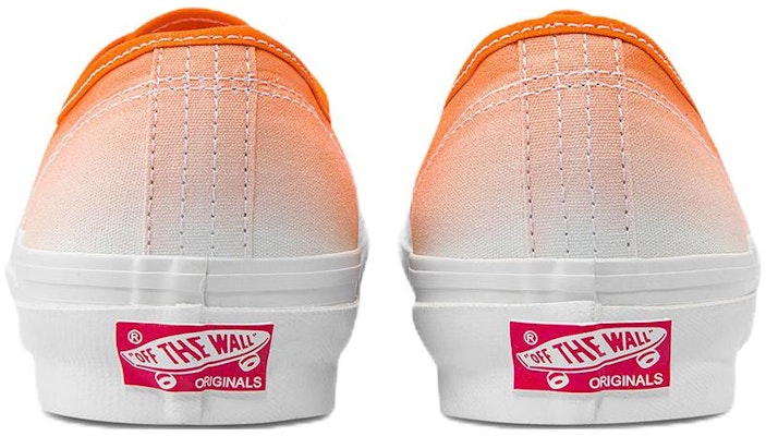 Vans OG Authentic LX '渐变染色 - 橙白' VN0A4BV9B4S Details for Vans OG Authentic LX '渐变染色 - 橙白' VN0A4BV9B4S