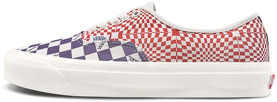 Vans OG Authentic LX 'Logo Check Indigo Red' VN0A4BV91XR Vans OG Authentic LX 'Logo Check Indigo Red' VN0A4BV91XR