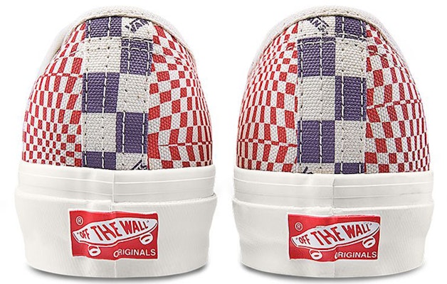 Vans OG Authentic LX 'Logo Check Indigo Merah Biru Nila' VN0A4BV91XR Purchase Vans OG Authentic LX 'Logo Check Indigo Merah Biru Nila' VN0A4BV91XR