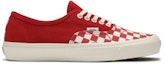 Order Vans OG Authentic LX 'Racing Red Checkerboard Toe' Merah Papan Dam. VN0A45JJVQC