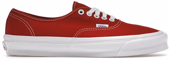 Vans OG Authentic LX 'Red' VN0A4BV905D Vans OG Authentic LX 'Red' VN0A4BV905D