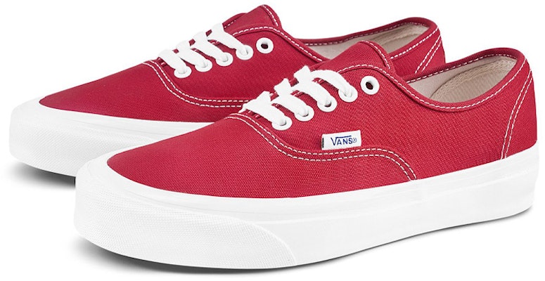 Vans OG Authentic LX 'Red' VN0A4BV905D Lookbook Vans OG Authentic LX 'Red' VN0A4BV905D