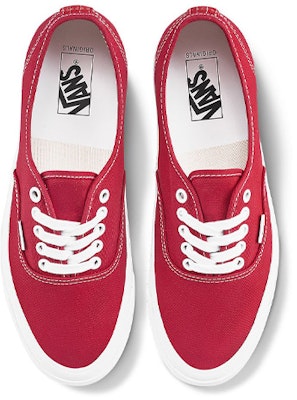 Vans OGオーセンティックLX (レッド) VN0A4BV905D Purchase Vans OGオーセンティックLX (レッド) VN0A4BV905D