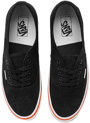 Vans OG Authentic LX '绒面革 - 黑橙色' VN0A5FBDY8J Shop Vans OG Authentic LX '绒面革 - 黑橙色' VN0A5FBDY8J