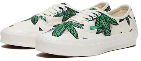 Vans OG Authentic LX 'Sweet Leaf - White' VN0A4BV94JM 白葉 Order Vans OG Authentic LX 'Sweet Leaf - White' VN0A4BV94JM 白葉