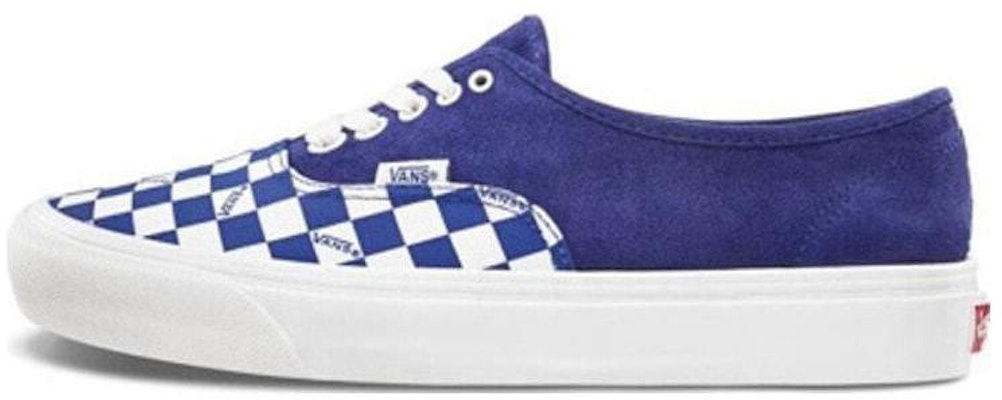 Vans OG Authentic LX 'True Blue Checkerboard Toe' VN0A45JJVQD Buy Vans OG Authentic LX 'True Blue Checkerboard Toe' VN0A45JJVQD