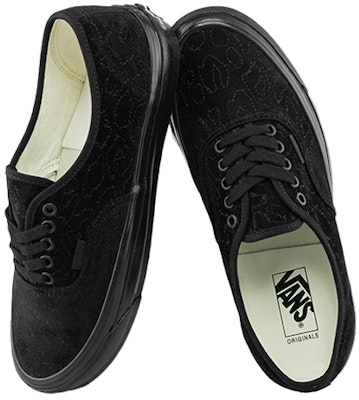 Vans OG オーセンティック LX ベルベット刺繍 レオパード黒 VN0A4BV99RF Shop Vans OG オーセンティック LX ベルベット刺繍 レオパード黒 VN0A4BV99RF